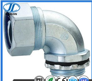90 degree right angle elbow joint for flexible metal corrugated pipe