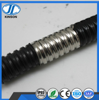 PVC internal and outside coated stainlss steel conduit